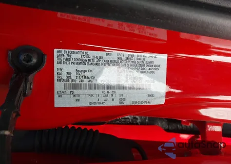 2012 Ford Focus Se from USA, damaged, VIN 1FAHP3F25CL461065